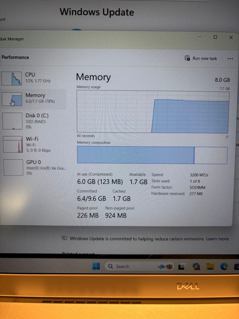 DELL inspiron5502 Core i7 1165G7 15.6インチ