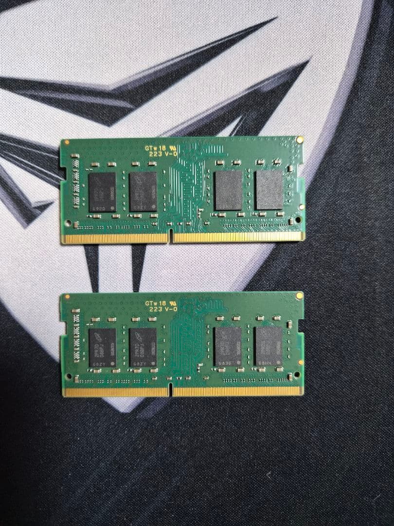 Crucial ノートPC用メモリ DDR4-3200 16GB 8GB×2枚