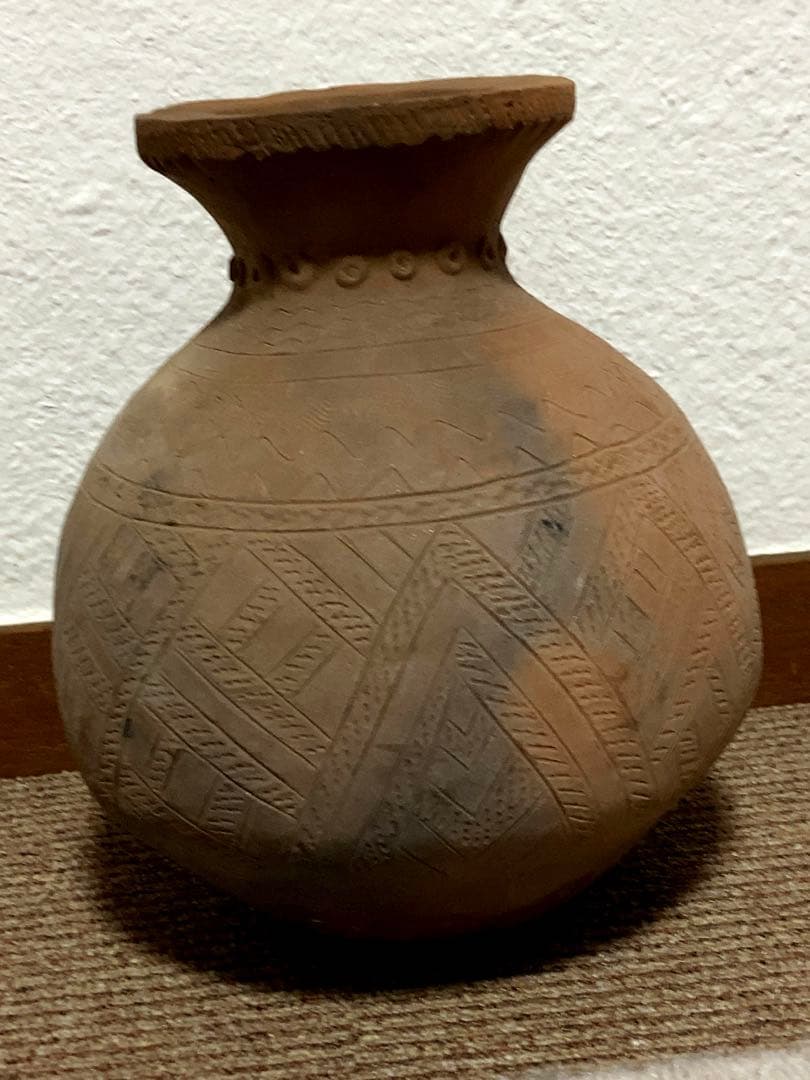 弥生時代後期　上台遺跡　弥生土器　骨董　アンティーク　土器　彫刻　像　古代　出土