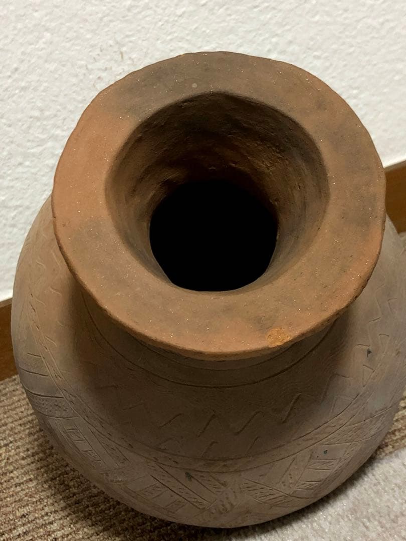 弥生時代後期　上台遺跡　弥生土器　骨董　アンティーク　土器　彫刻　像　古代　出土