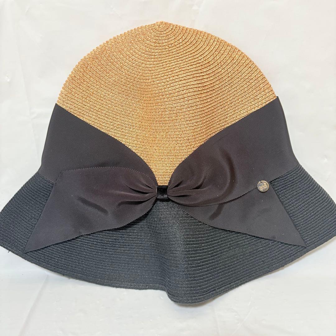 美品　アシーナニューヨーク　2トーン リサコ　帽子