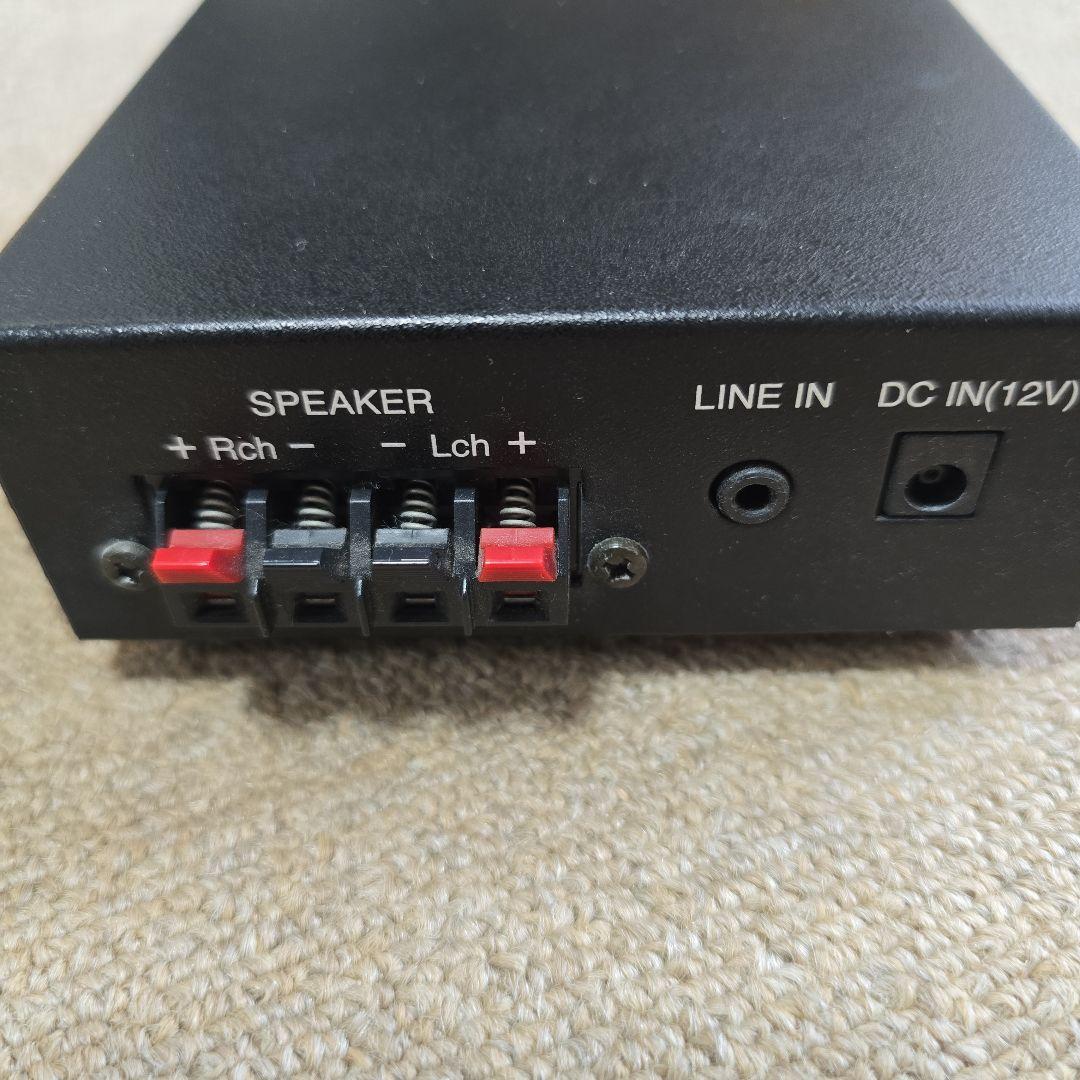 通販生活　加藤晴之さんの紙筒スピーカー　アンプ　セット