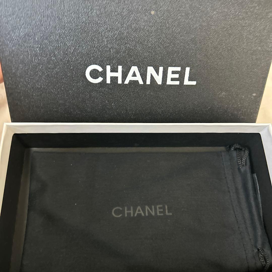 CHANEL ブラック 四角形サングラス