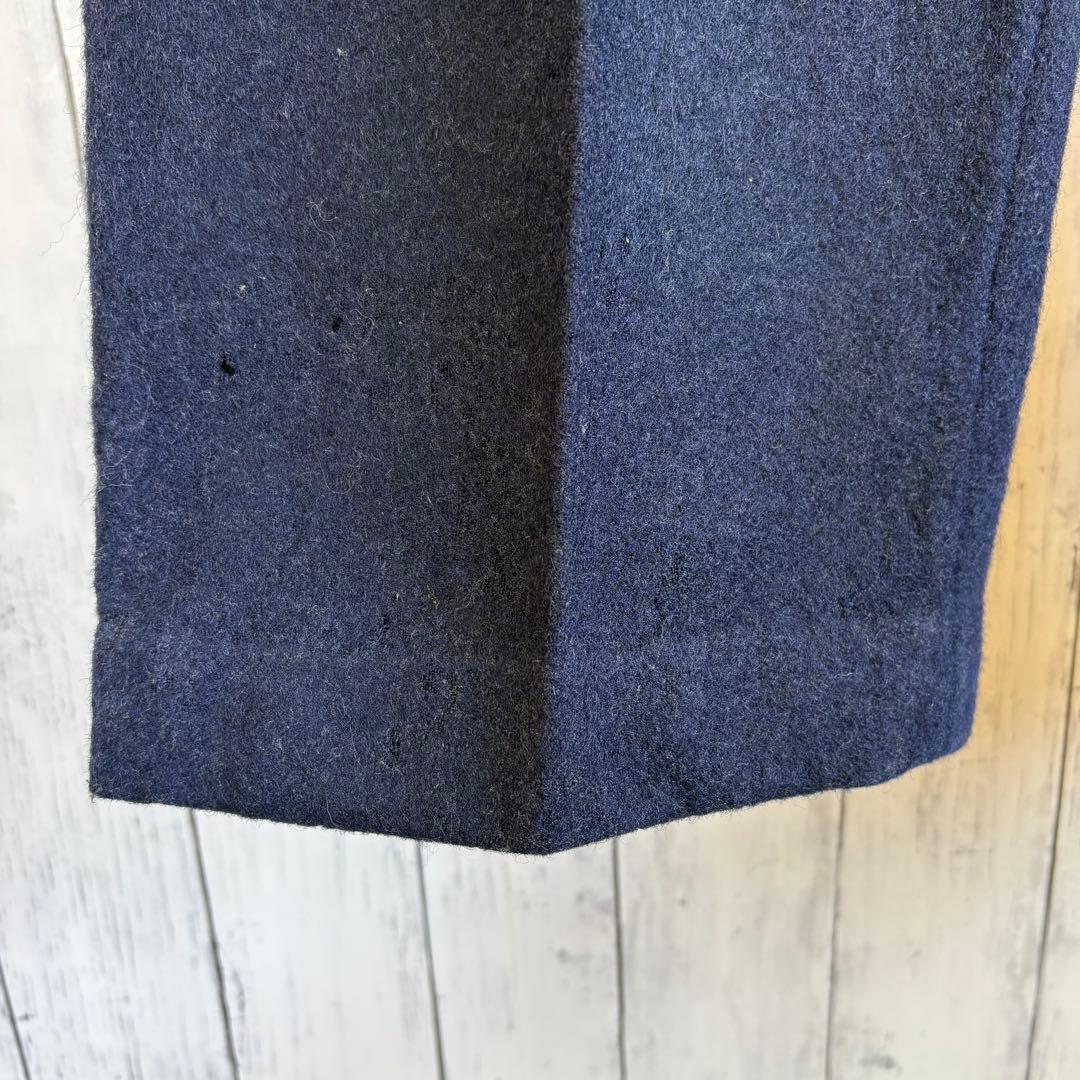 30s ヴィンテージ フランス軍 ウールパンツ メタルボタン ミリタリーパンツ