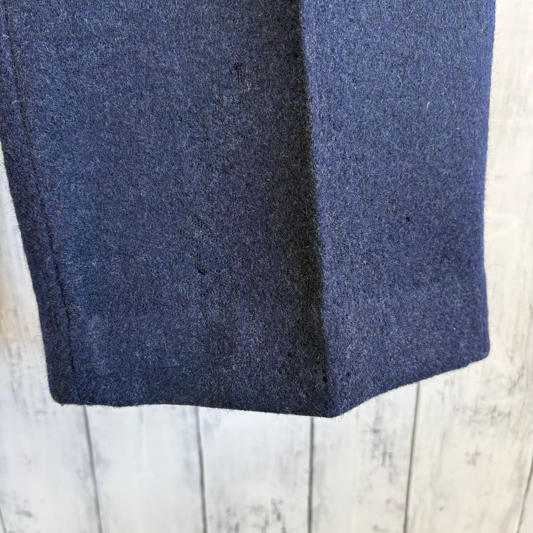 30s ヴィンテージ フランス軍 ウールパンツ メタルボタン ミリタリーパンツ