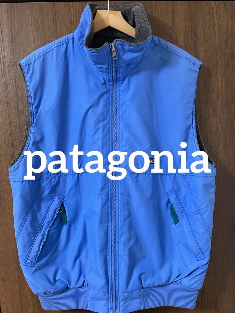 b*f様 90s patagonia パタゴニア　シェルドシンチラベスト 水色