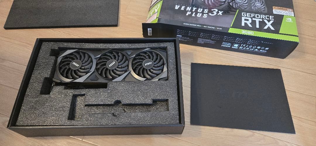 グラフィックボード・グラボ・ビデオカード MSI RTX 3080 VENTUS 3X PLUS