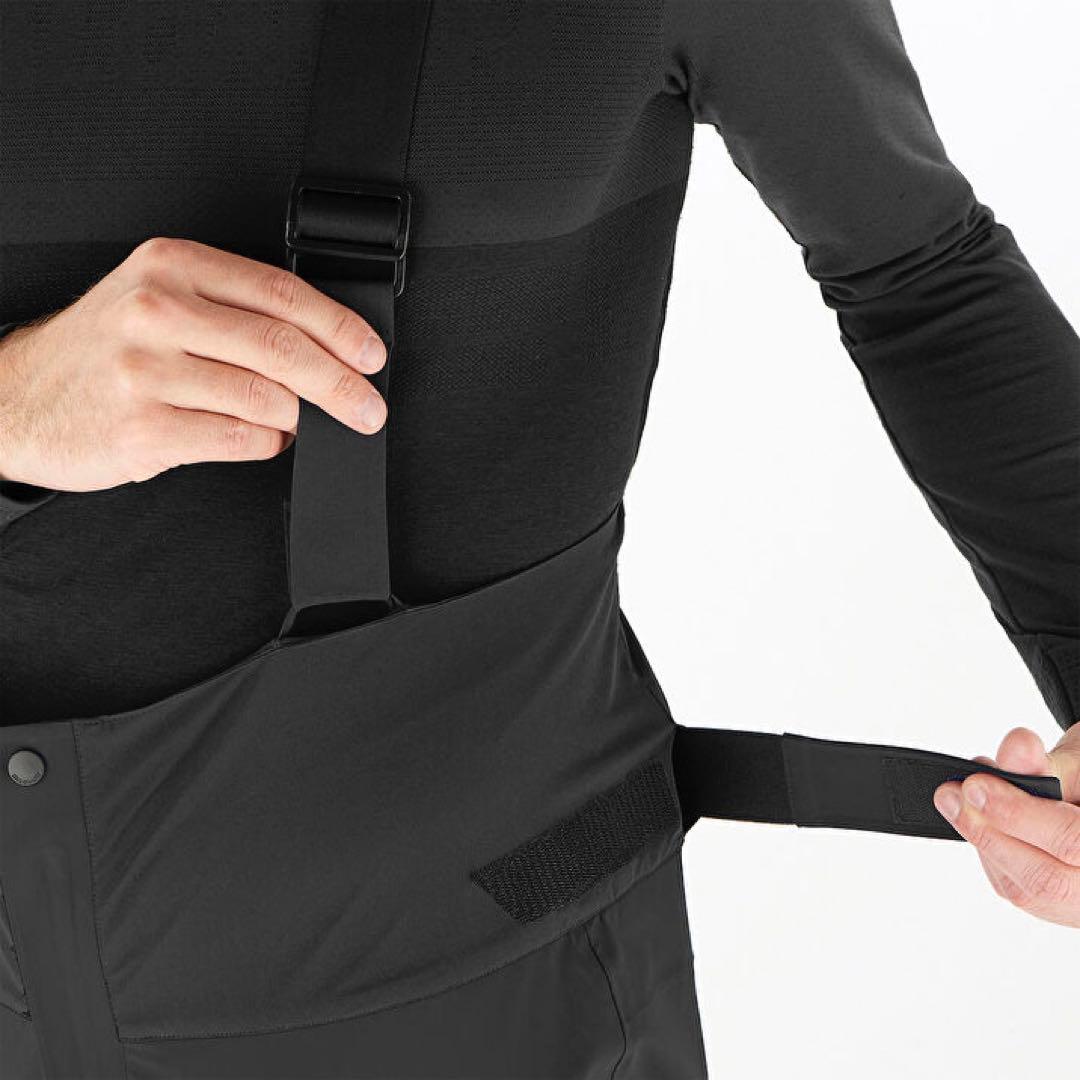 M*u様 【新品未使用】SALOMON スキーウェア　サスペンダーパンツ　メンズ