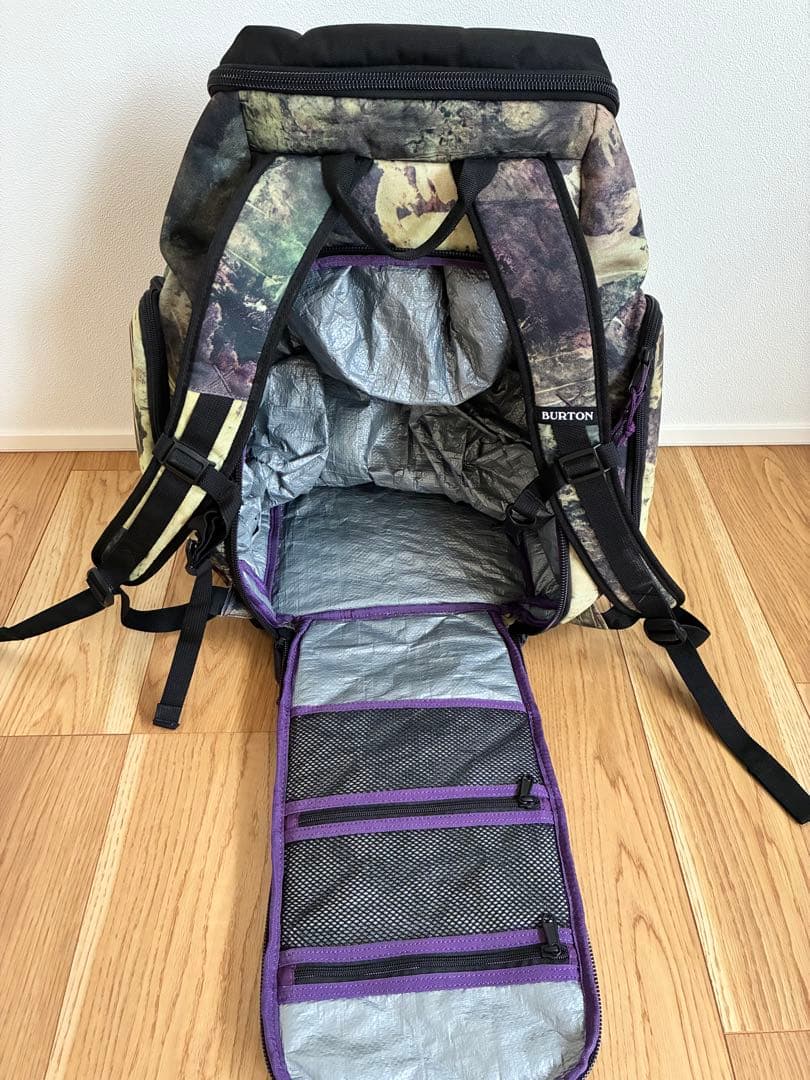 【美品】BURTON バートン カモフラージュ バックパック ブーツパック