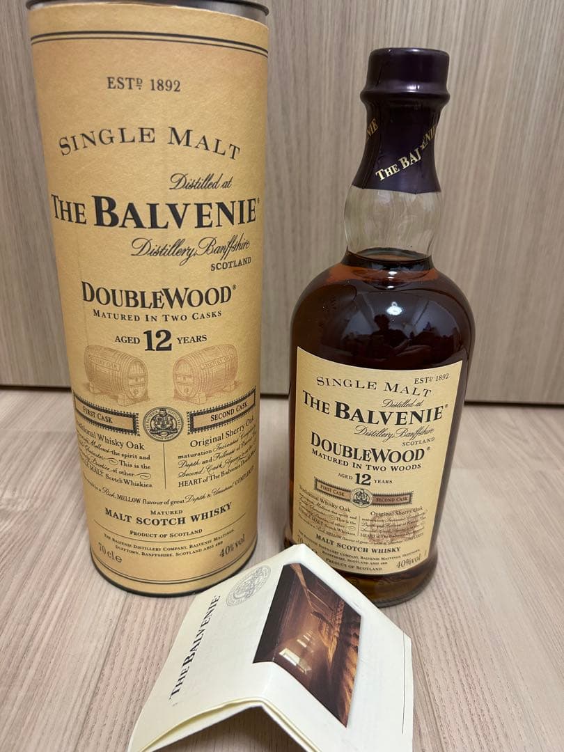 (希少品)THE BALVENIE DOUBLEWOOD 12年 OLDボトル