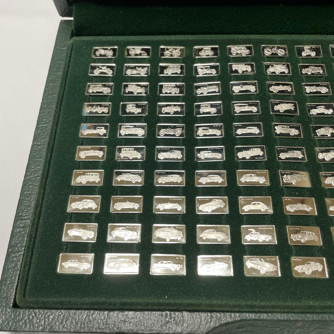 偉大なる自動車100種 純銀製ミニチュア・コレクション フランクリンミント