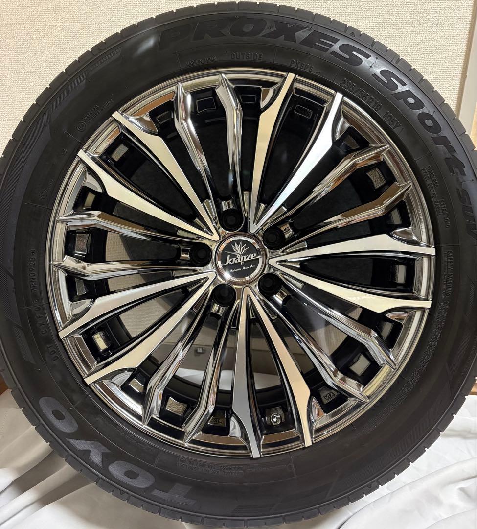 美品　WEDS クレンツェ フェルゼン 19インチ 4本セット