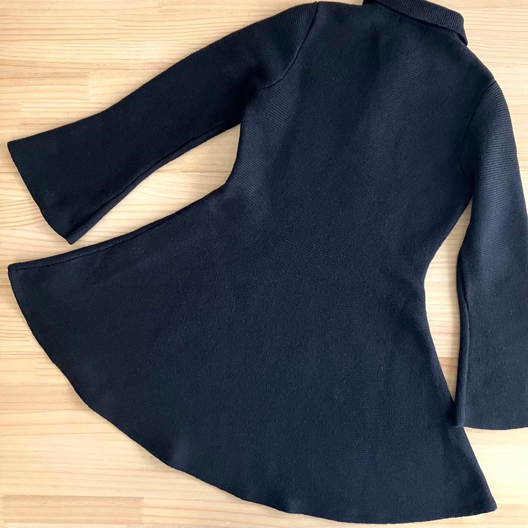 美品 THE TOE Reims Flare Onepiece 黒 S