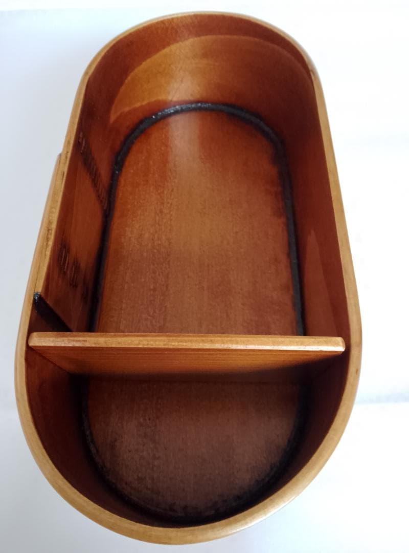 四代目鹿峰 ぬし熊 尾鷲曲げわっぱ 弁当箱 小判型 未使用品