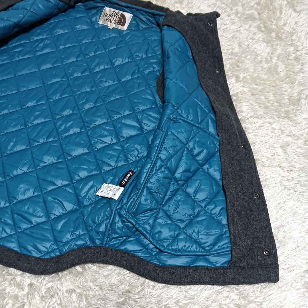 ノースフェイス　ホワイトレーベル　ダウンベスト　メンズMサイズ グレー