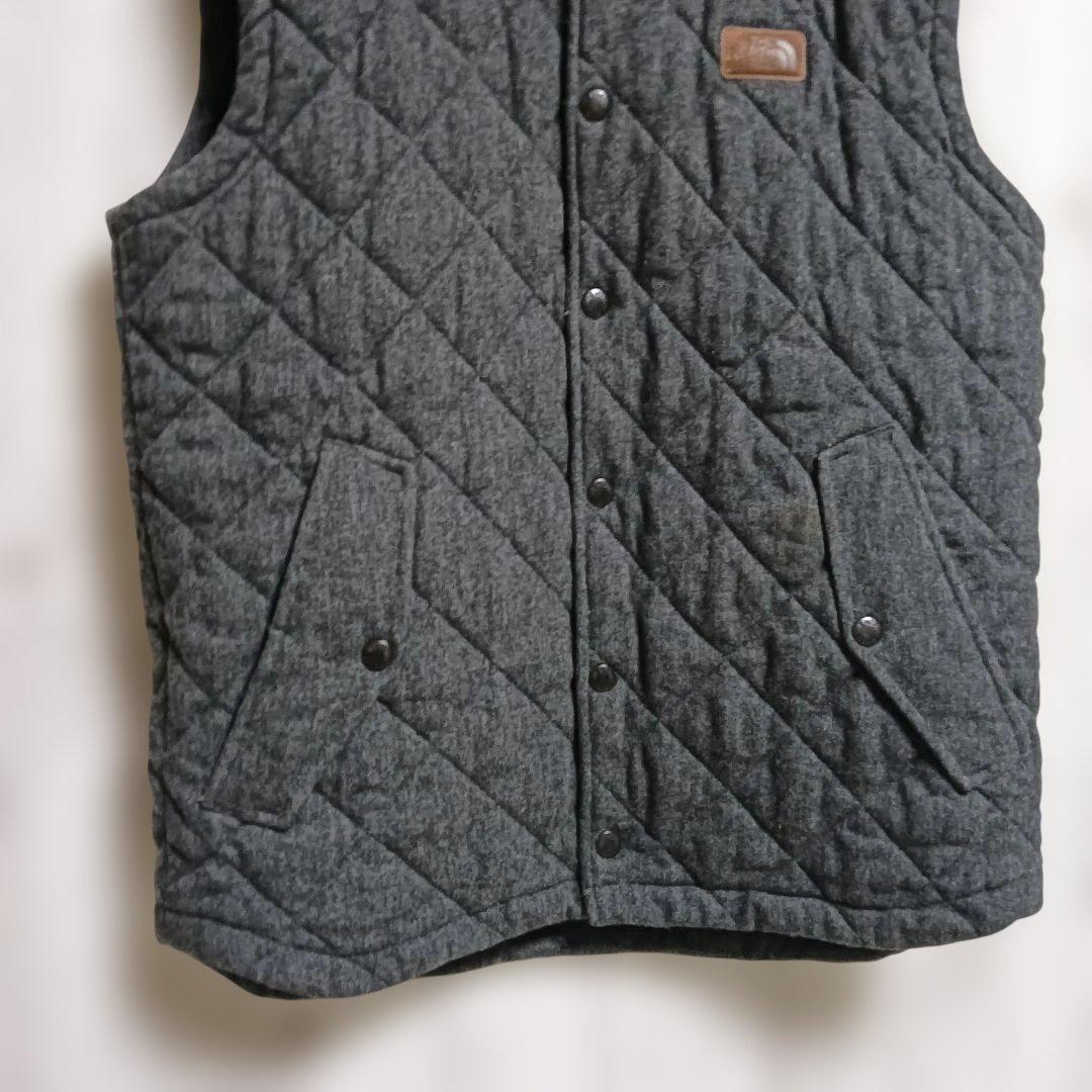 ノースフェイス　ホワイトレーベル　ダウンベスト　メンズMサイズ グレー