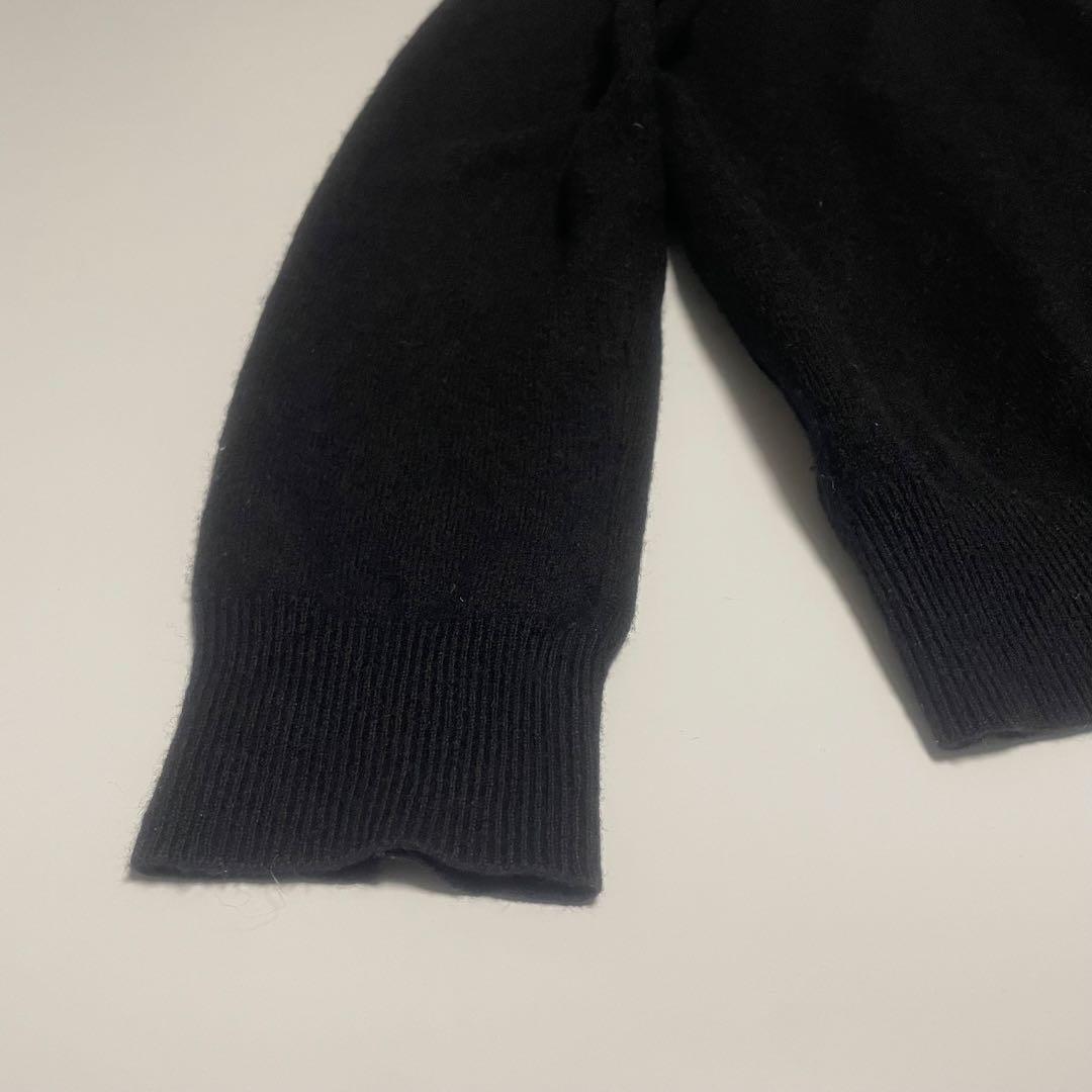 プレイコムデギャルソン　ウールニット　ブラックM ハートワッペン