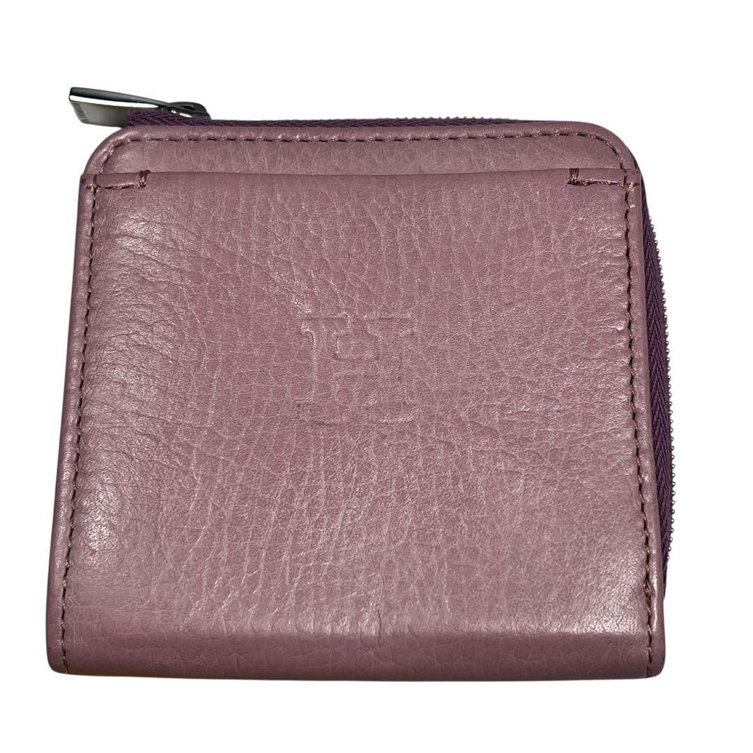 未使用　ヒロフ　プラティカ　ケース レザー コンパクト ウォレット 本革