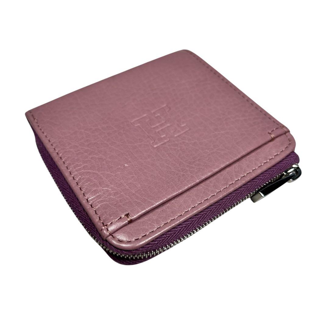 未使用　ヒロフ　プラティカ　ケース レザー コンパクト ウォレット 本革