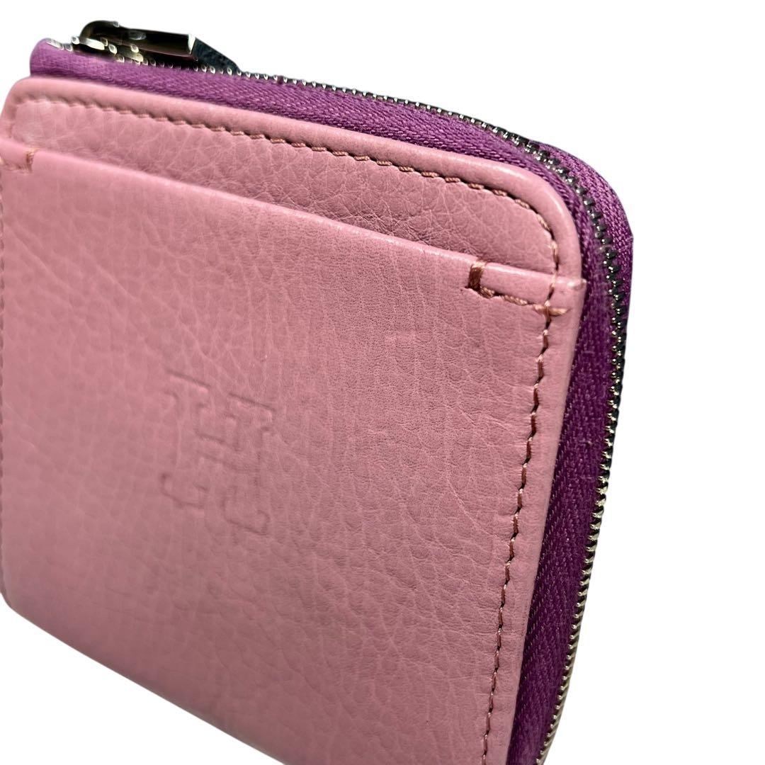 未使用　ヒロフ　プラティカ　ケース レザー コンパクト ウォレット 本革