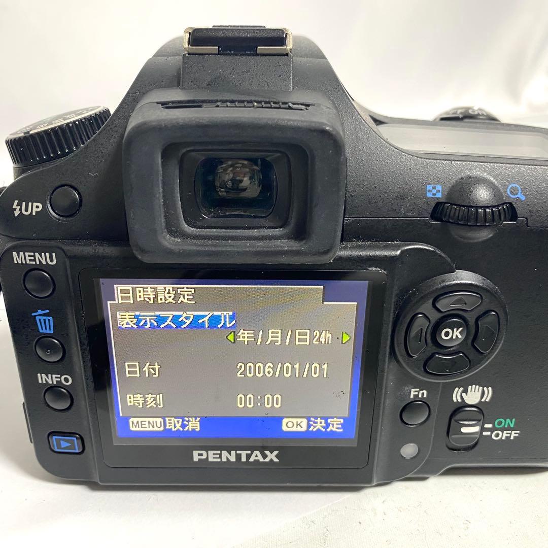 PENTAX K100D デジタル一眼レフカメラ ボディ レンズ 18-55