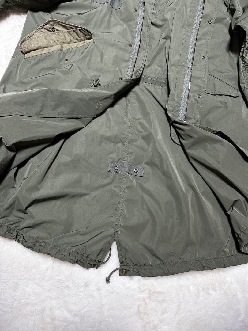 BEAMSBOYオリーブグリーン 2WAYモッズコート