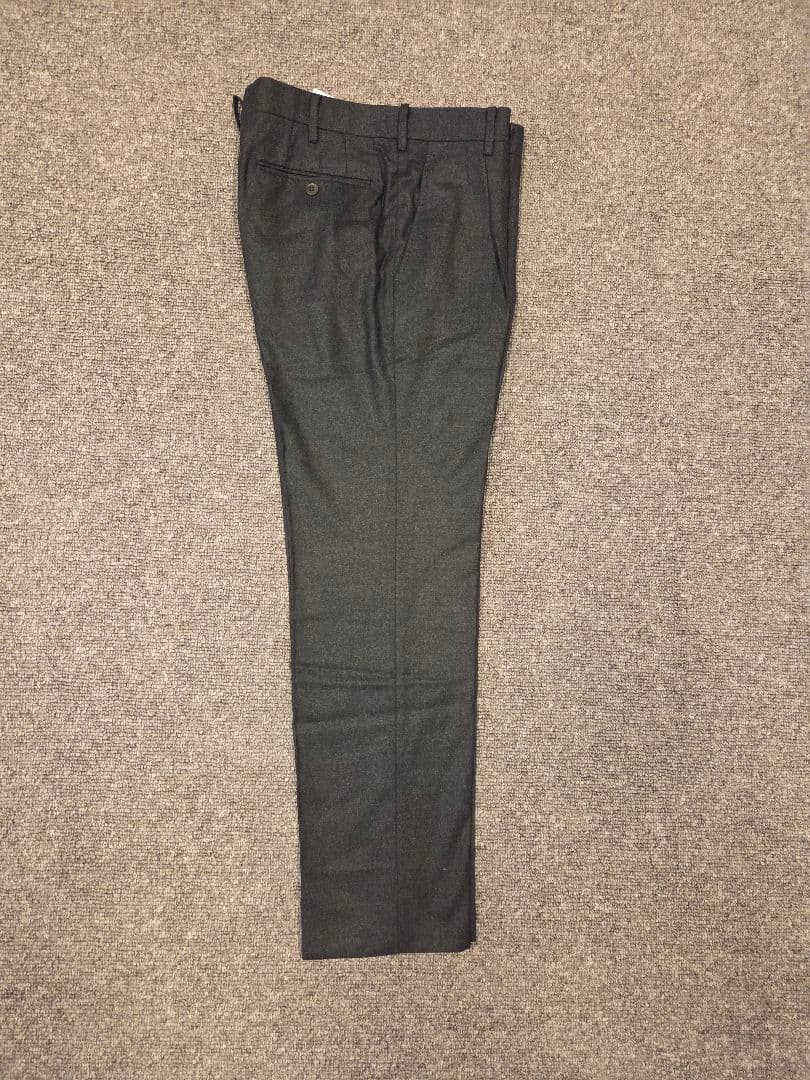 値下げ★新品★鎌倉シャツ ウールスラックス サイズ46 ダークグレー