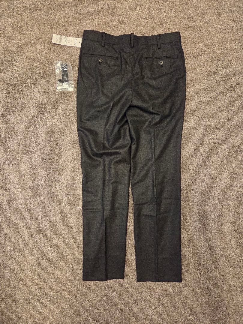 値下げ★新品★鎌倉シャツ ウールスラックス サイズ46 ダークグレー