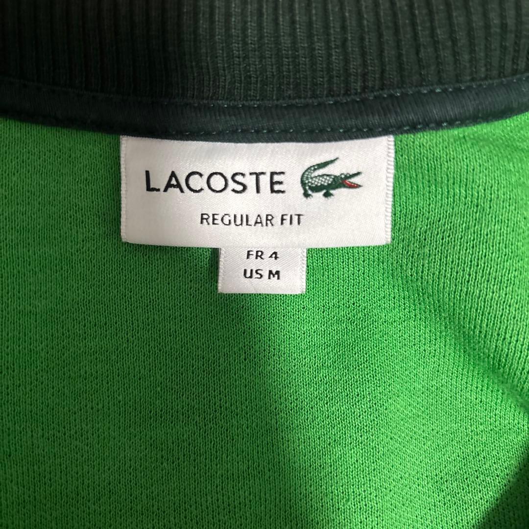 ラコステ モノグラム トラックジャケット グリーン Mサイズ