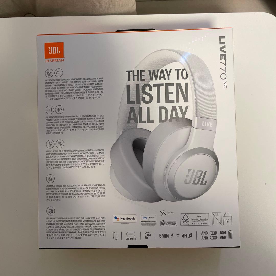 ラ*ス様 【オークション】JBL LIVE 770NC ワイヤレスヘッドホン ホ