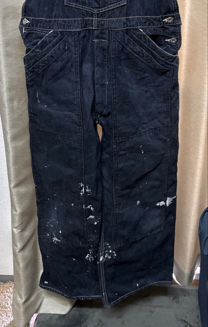 EVISUオーバーオール汚し加工カモメペイント無し初期？