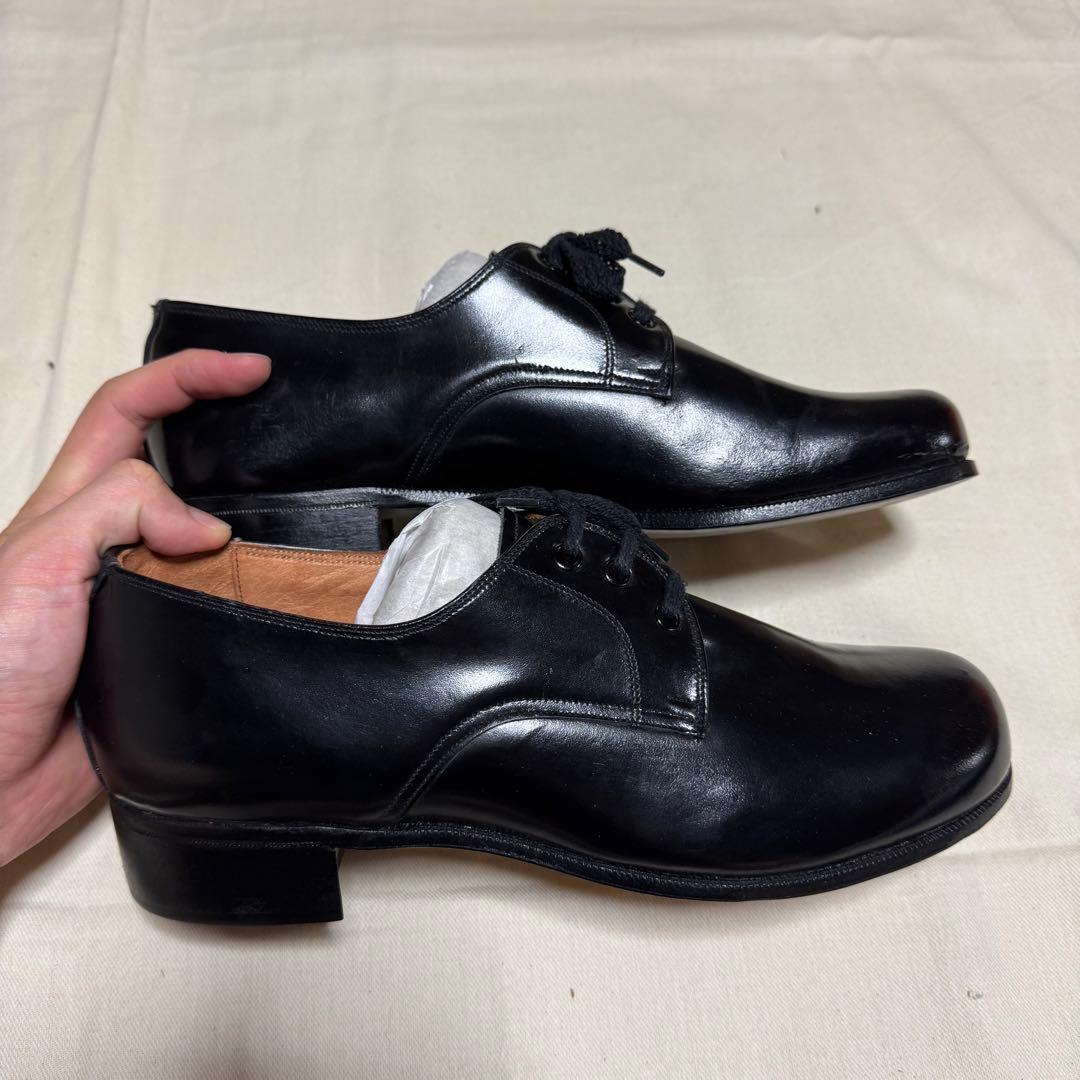 イタリア軍　レザー　パレードシューズ　HOLDEN 42 デッドストック　本革
