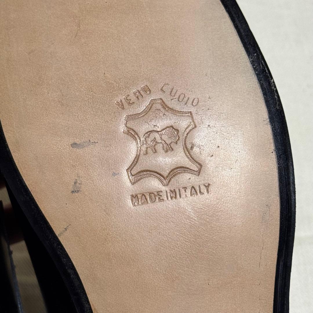 イタリア軍　レザー　パレードシューズ　HOLDEN 42 デッドストック　本革