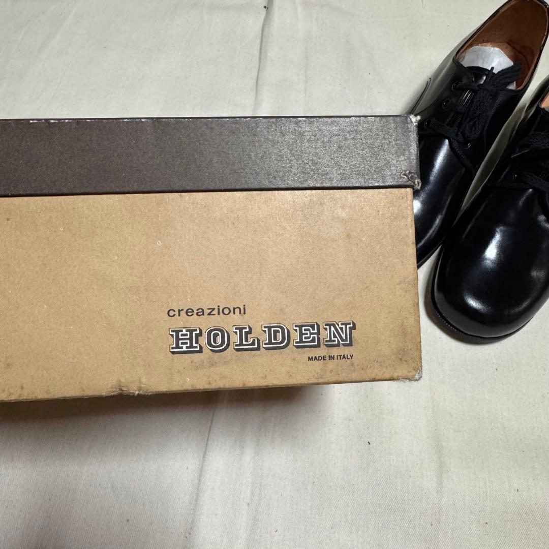イタリア軍　レザー　パレードシューズ　HOLDEN 42 デッドストック　本革