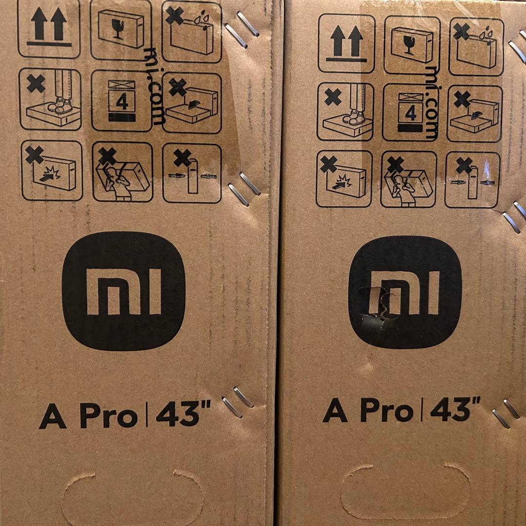 年末はお得に❣️【家族で2台！】XiaomiチューナーレステレビA Pro 43