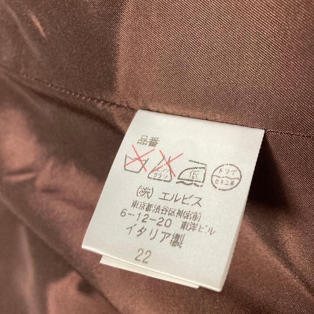 MISSONI イタリア製ヘリンボーン テーラードジャケット ブラウン　42