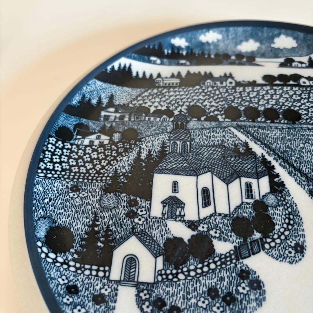 【極美品、箱付き】Arabia 100周年記念プレート 1973年