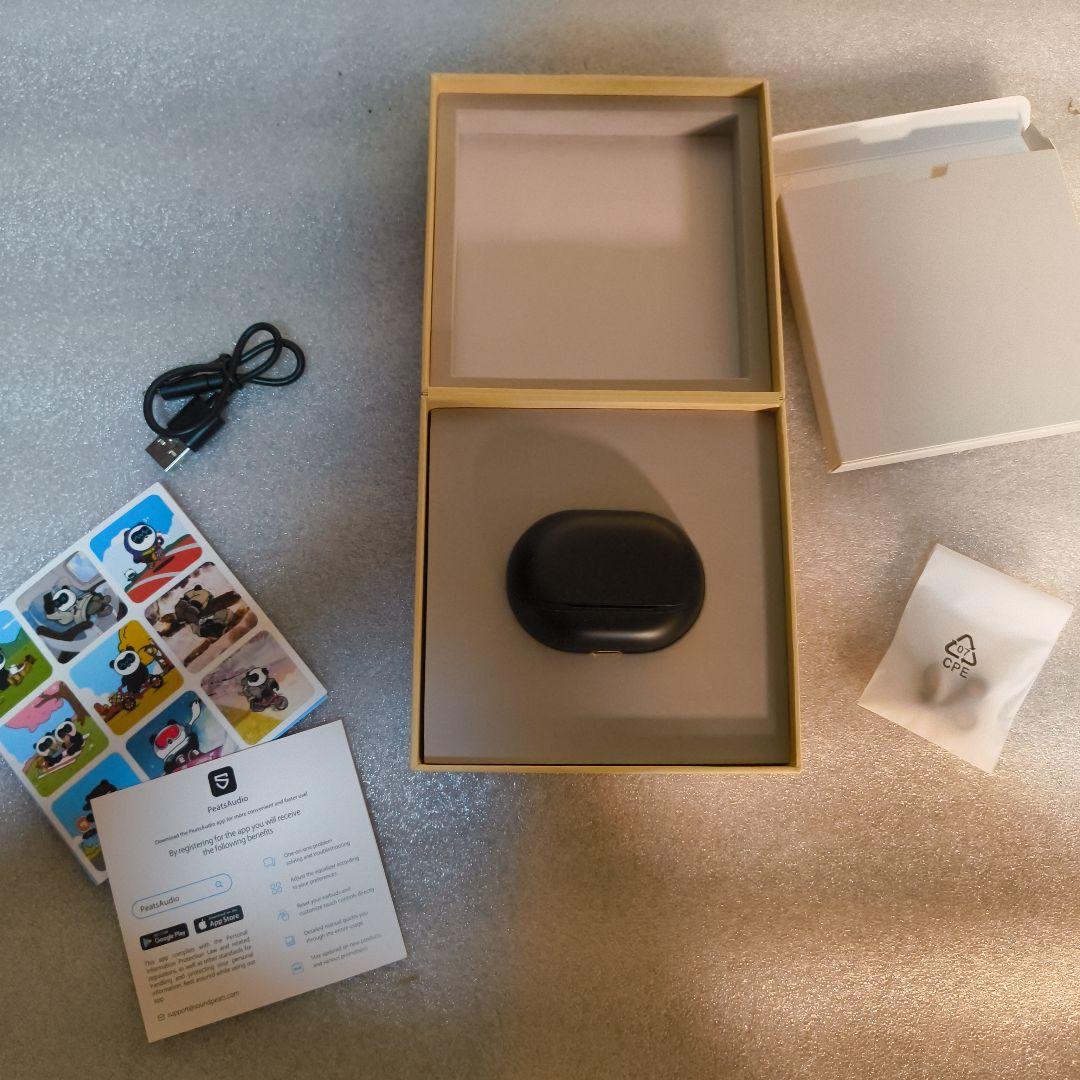 SOUNDPEATS Air5 Pro+ワイヤレスイヤホン ブラック