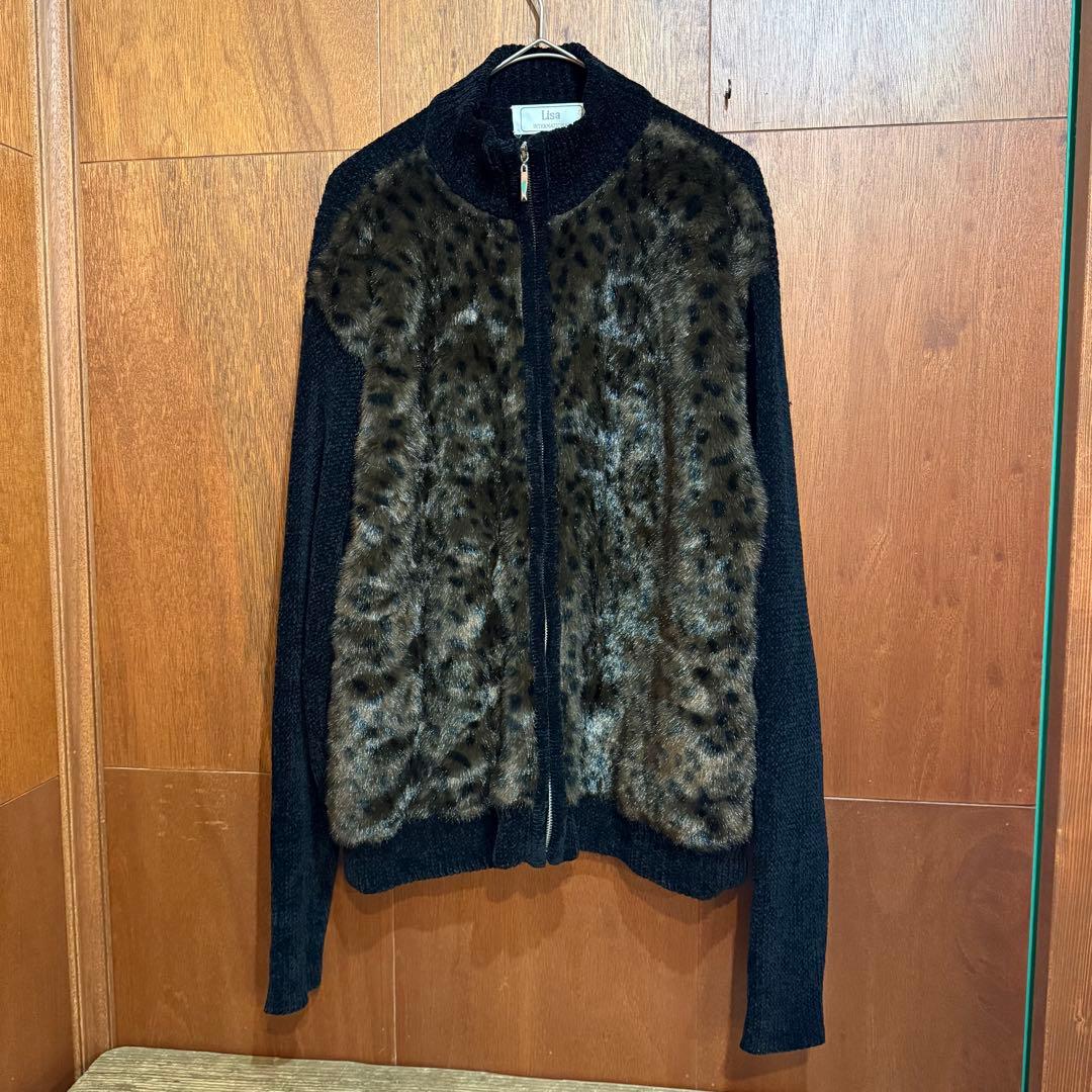 【Lisa International 】　フェイクファーニット