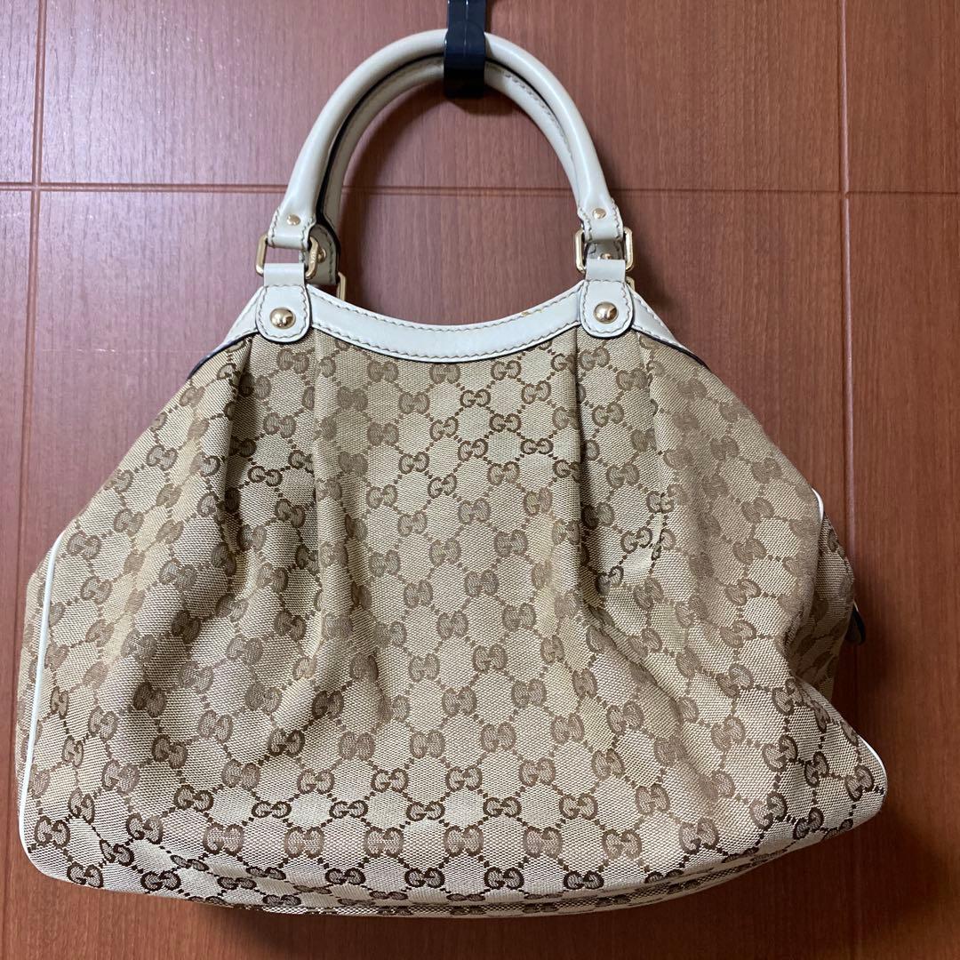 グッチ　ハンドバッグ　GG