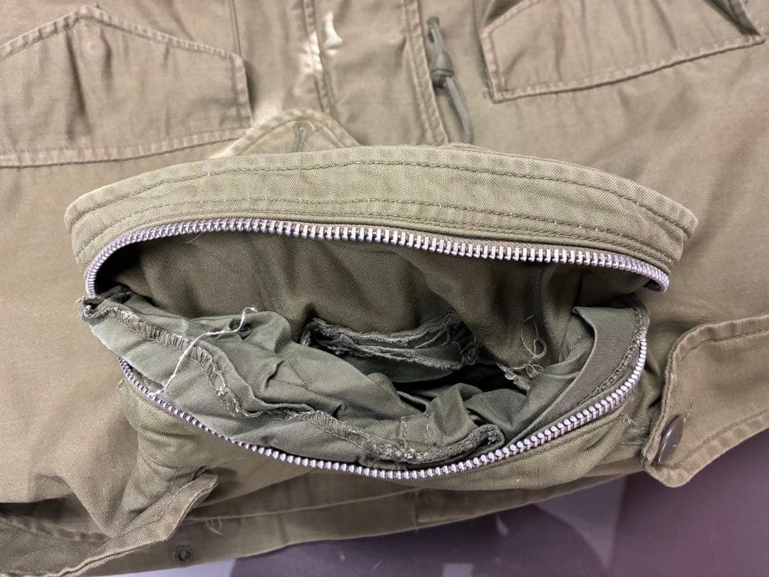 60s M-65フィールドジャケット　2nd　XS/R　アルミジップ