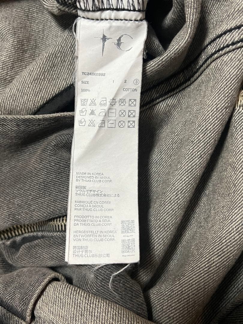 正規品Thug Club サグクラブ Denim Hoodie デニムジャケット