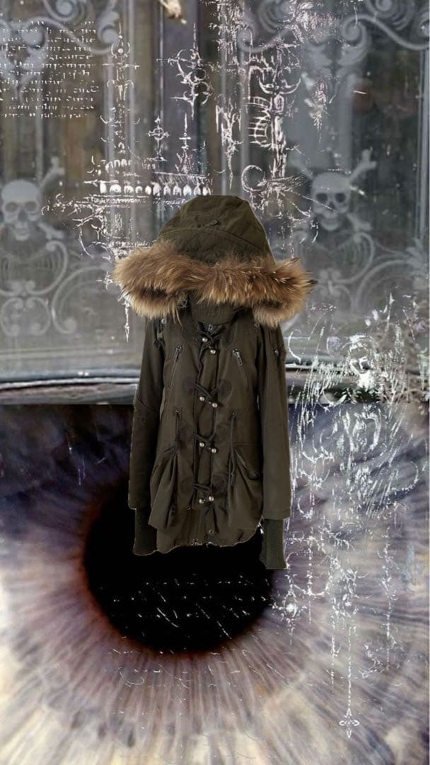 ファー付きモッズコート 亜熱帯 フェアリーグランジ