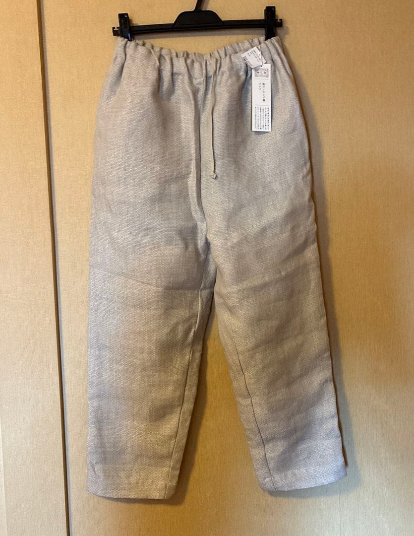 【新品】中川政七商店製 麻のメランジ織 カジュアルパンツ