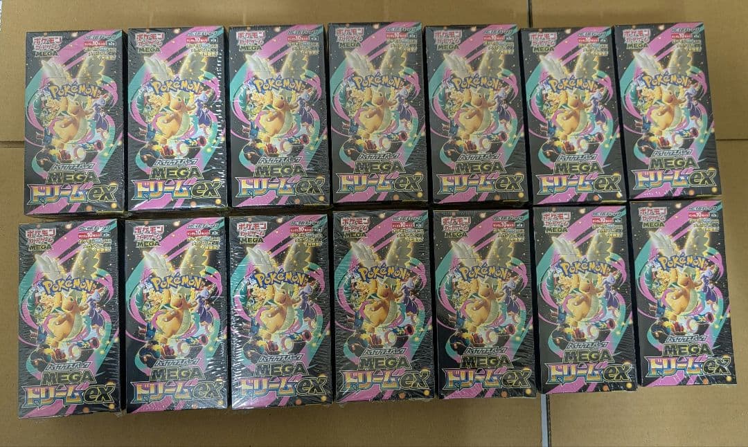 【14BOXシュリンク付未開封】ポケモンカードメガドリームexまとめ売りセット