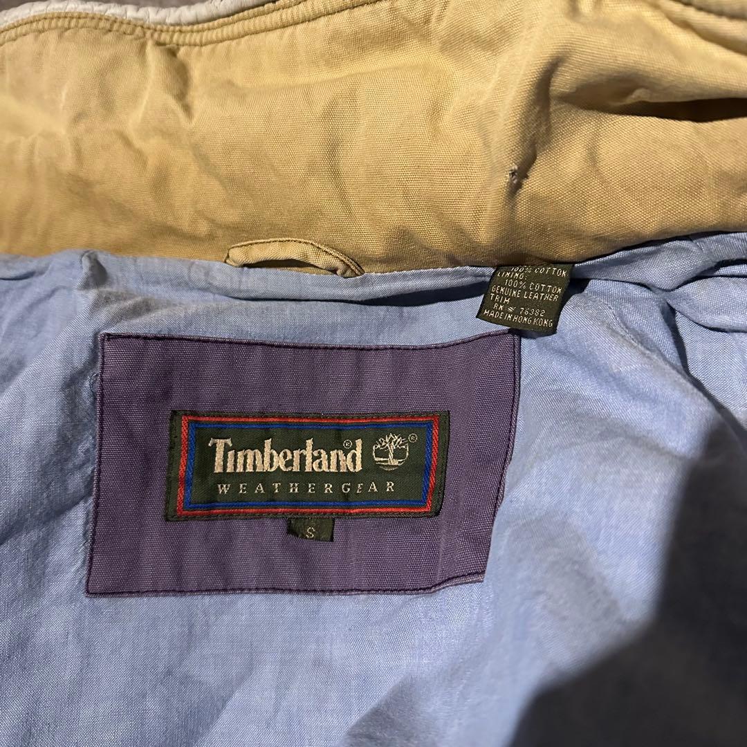 ジャケット・アウター 90s Timberland PIPING LEATHER JACKET