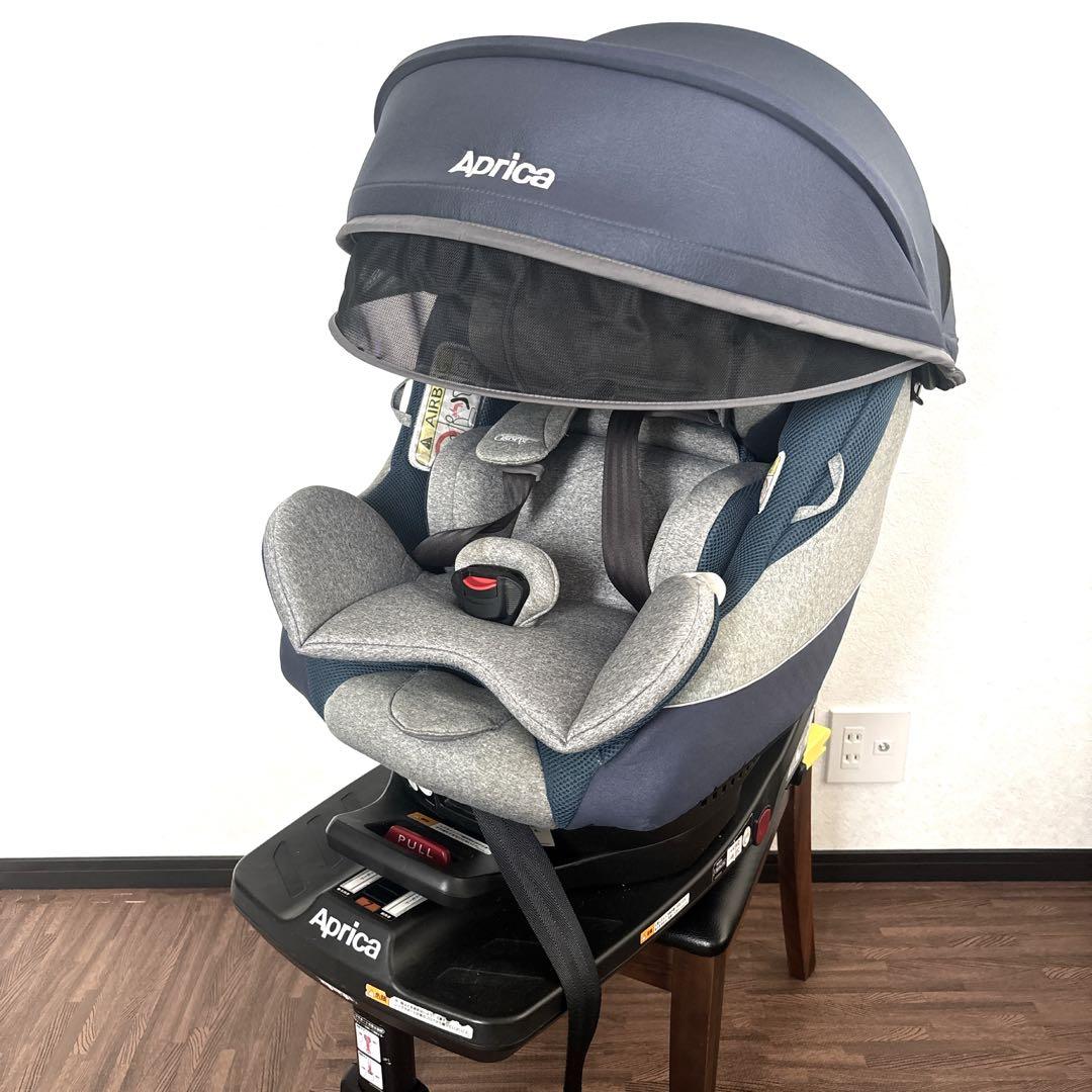 【美品】 Aprica チャイルドシート クルリラPlus ISOFIX