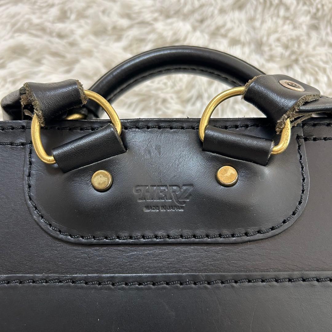 未使用✨HERZ ヘルツ ブリックリュック ビジネスリュック ブラック　R-25