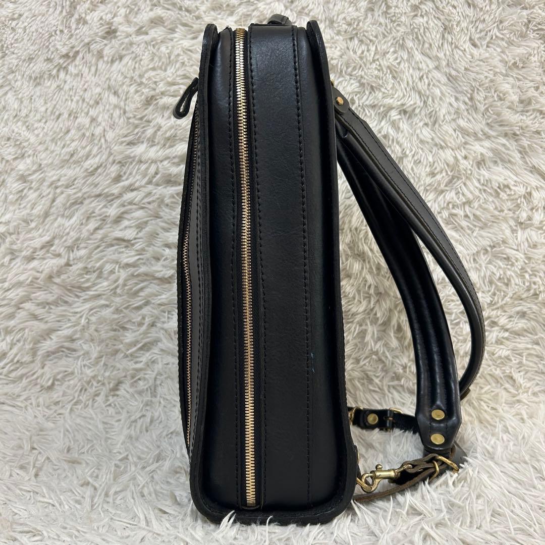 未使用✨HERZ ヘルツ ブリックリュック ビジネスリュック ブラック　R-25