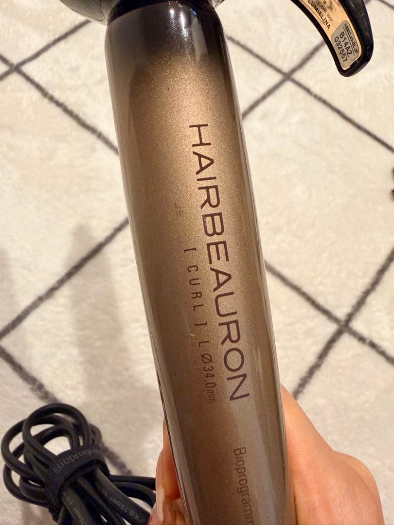 ヘアビューロン HAIRBEAURON 34mm 4Dplusカールヘアアイロン